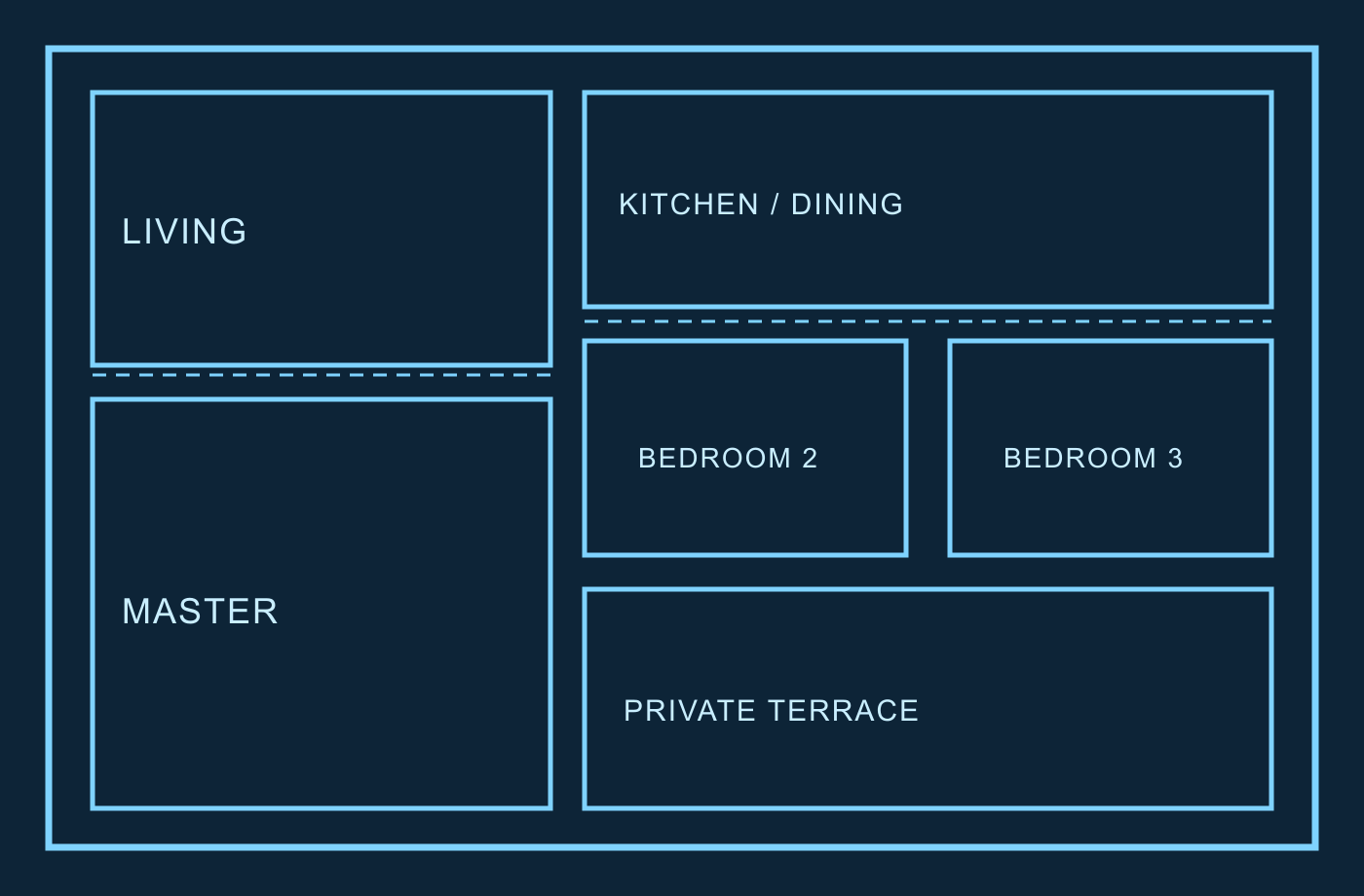 Studio charmant à Belair floor plan